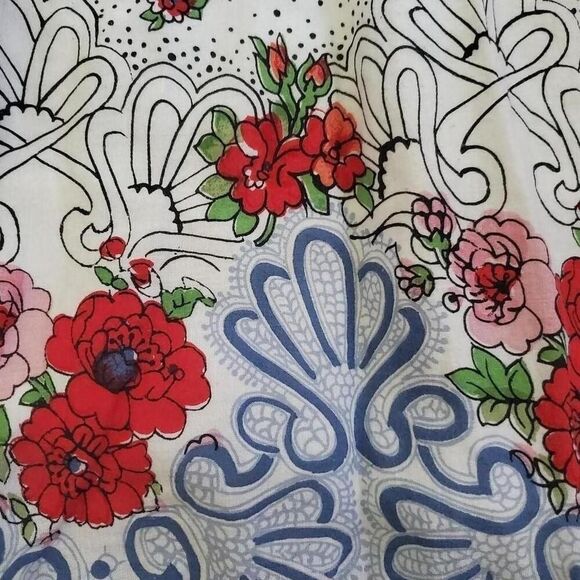 Angie White Y2K Babydoll Floral Coquette Mini Dress - Picture 4 of 4